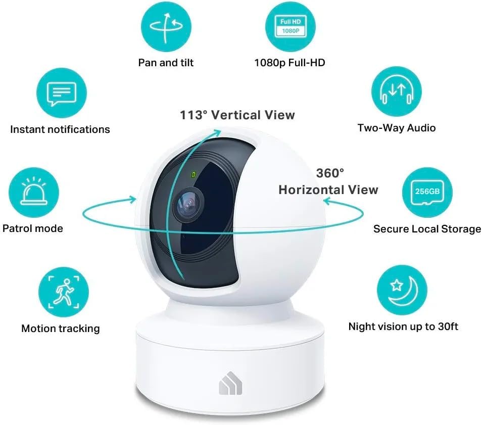 Indoor Pan/Tilt Smart Security Camera